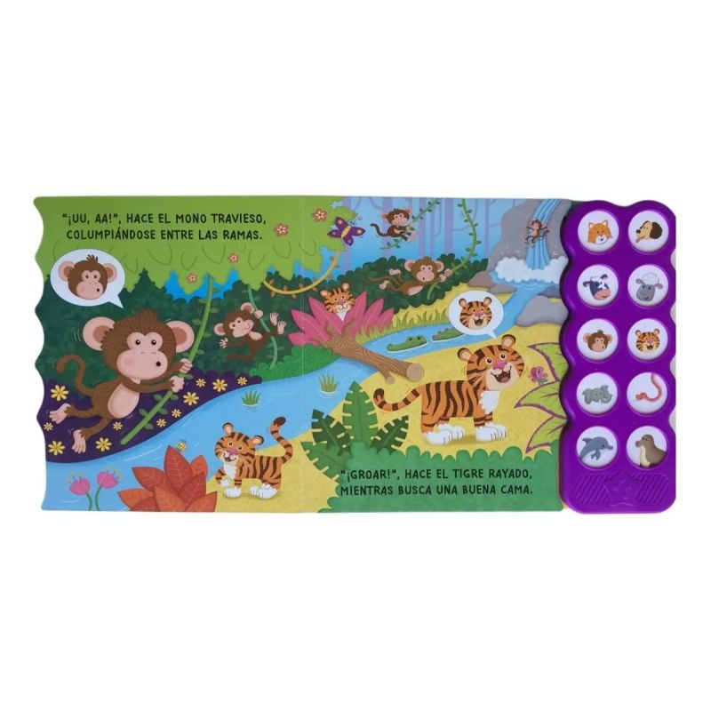 ANIMALES - PALETA DE SONIDOS (CARTONE) (Nuevo) - Miniatura 2