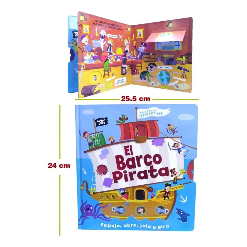 BARCO PIRATA, EL - AVENTURAS INTERACTIVAS (CARTONE TROQUELADO) (Nuevo)