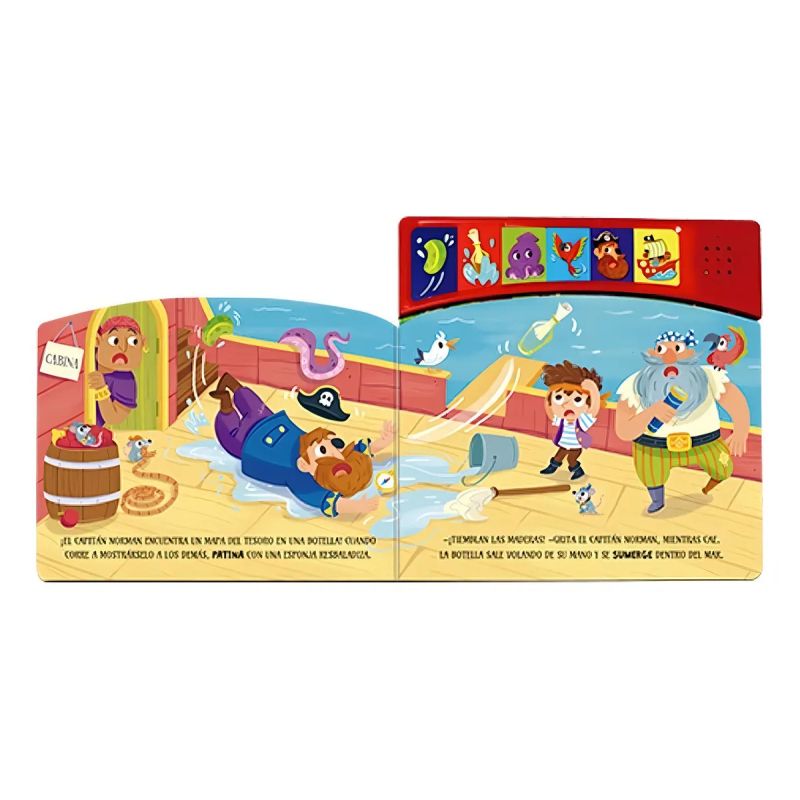 PIRATAS DESPISTADOS - SONIDOS ALEGRES (CARTONE) - LIBRO SONORO (Nuevo) - Miniatura 2