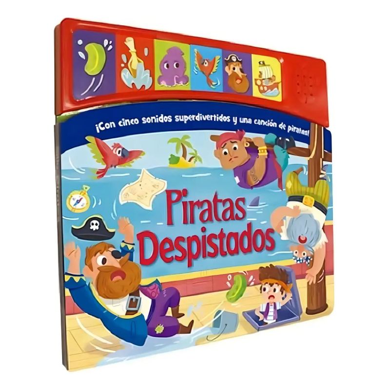 PIRATAS DESPISTADOS - SONIDOS ALEGRES (CARTONE) - LIBRO SONORO (Nuevo)