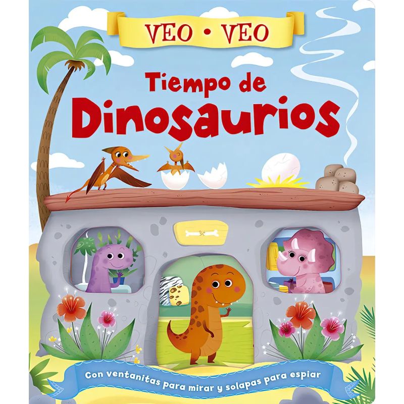TIEMPO DE DINOSAURIOS - VEO VEO (CARTONE) (Nuevo)