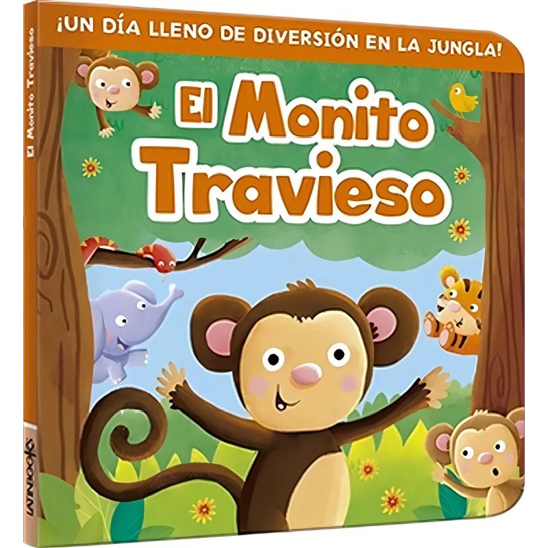 MONITO TRAVIESO, EL - RISITAS (CARTONE) - MAYUSCULA (Nuevo)