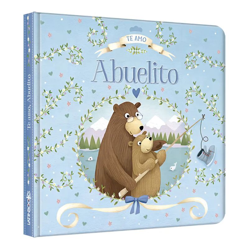 TE AMO ABUELITO - ABRAZOS - CARTONE (Nuevo)