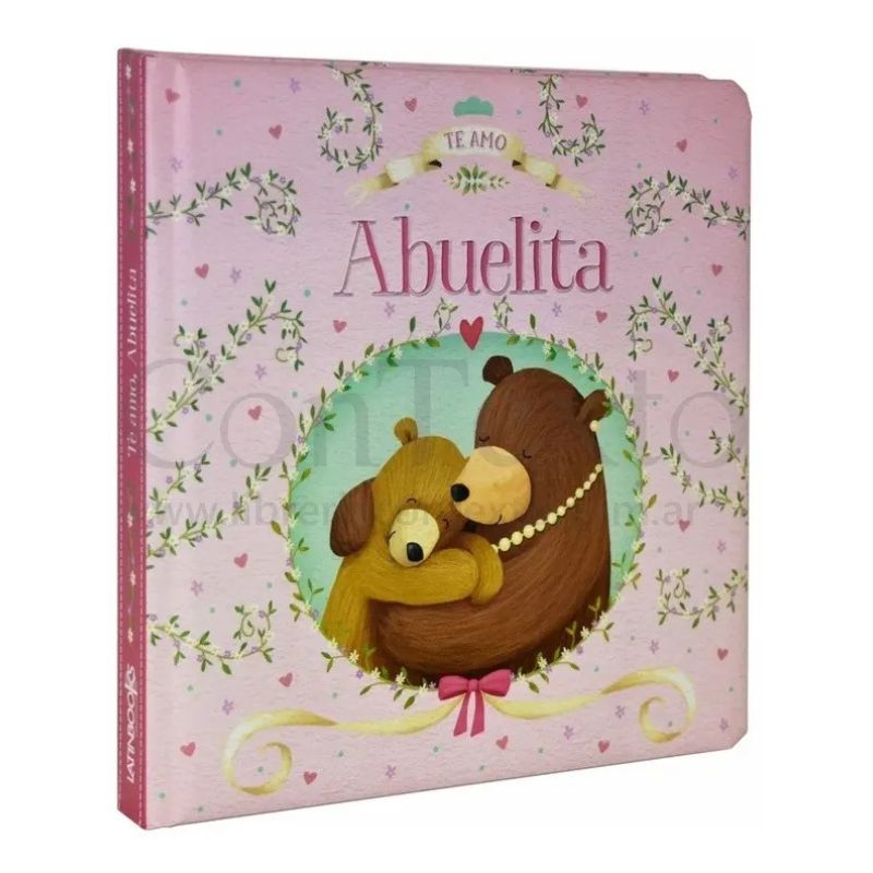 TE AMO ABUELITA - ABRAZOS (CARTONE) (Nuevo)
