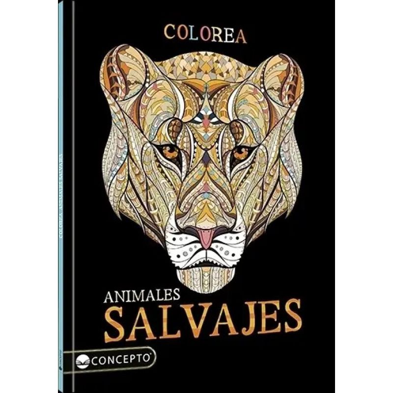COLOREA ANIMALES SALVAJES - COLORES Y EMOCIONES (Nuevo)