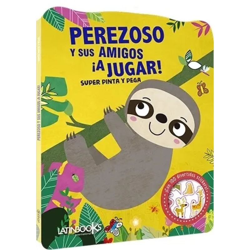 PEREZOSO Y SUS AMIGOS A JUGAR - SUPER PINTA Y PEGA (Nuevo)