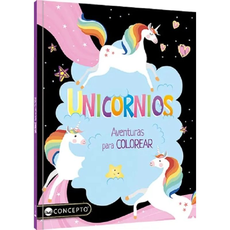 UNICORNIOS - AVENTURAS PARA COLOREAR (Nuevo)