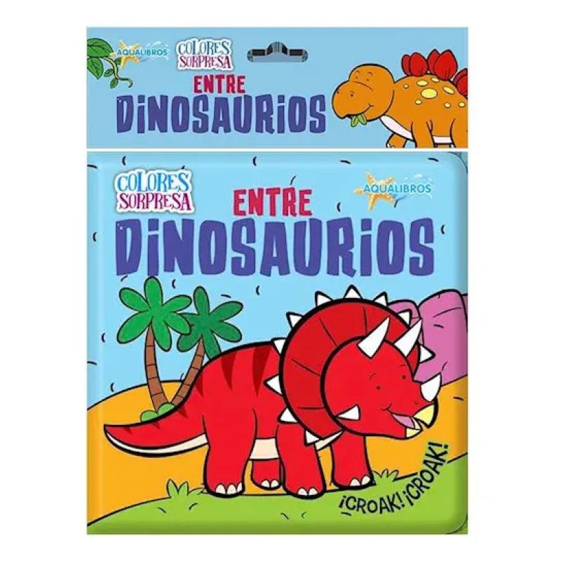 ENTRE DINOSAURIOS - AQUALIBROS COLORES SORPRESA (Nuevo)