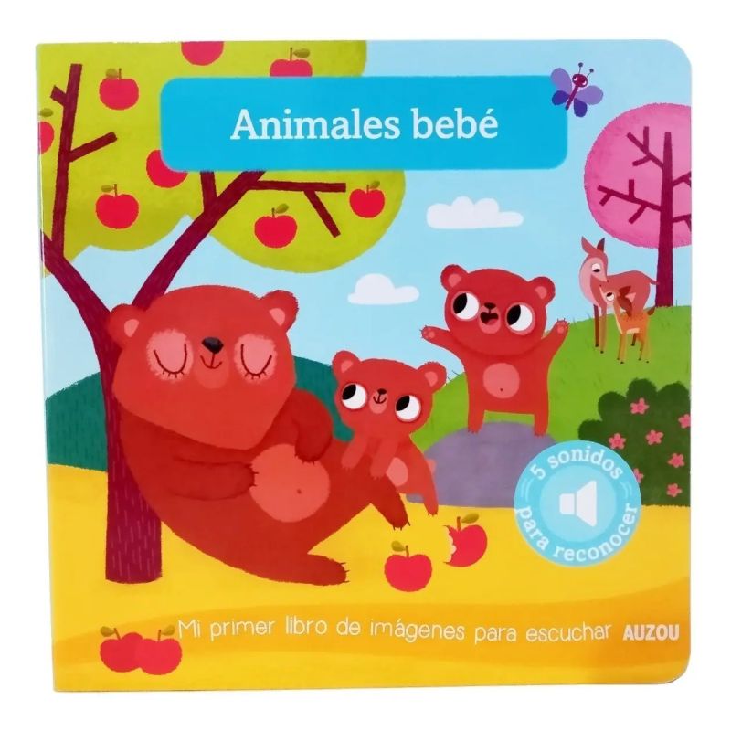 ANIMALES BEBE - IMAGENES PARA ESCUCHAR - CON SONIDO - CARTONE (Nuevo) - Miniatura 2