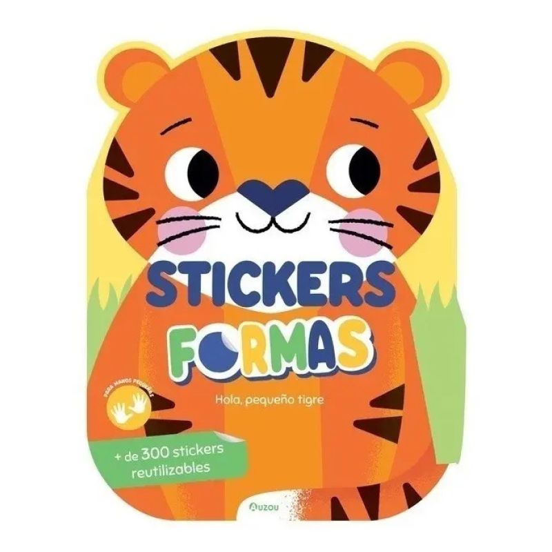 HOLA, PEQUEÑO TIGRE - STICKER FORMAS (Nuevo)