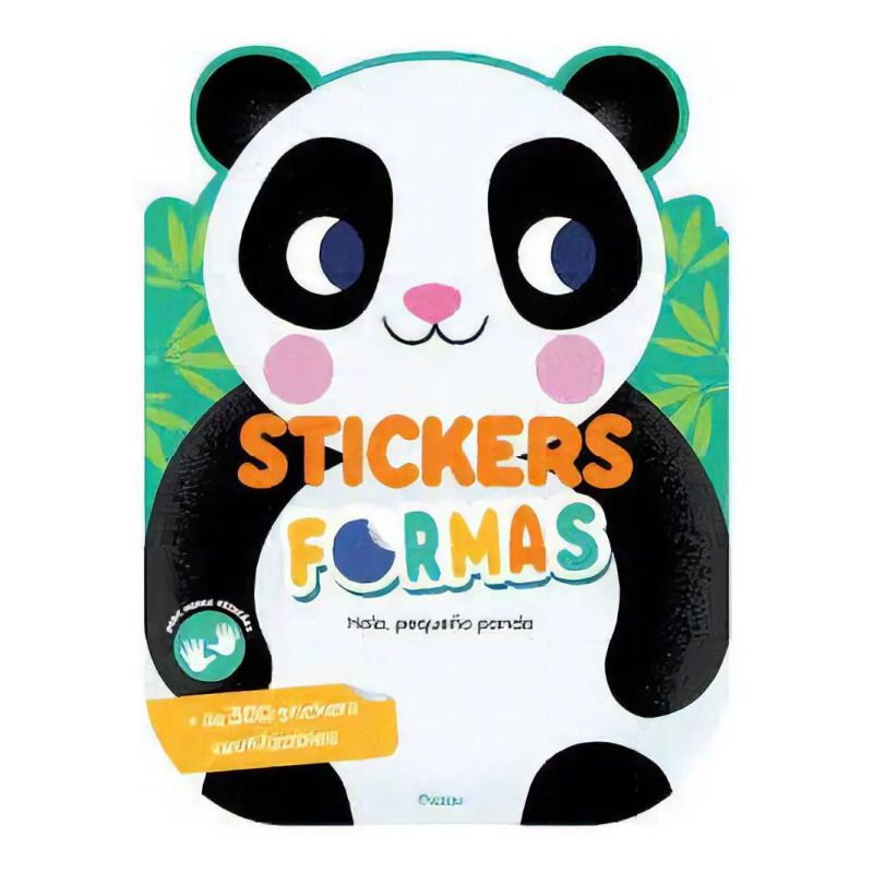 HOLA, PEQUEÑO PANDA - STICKER FORMAS (Nuevo)