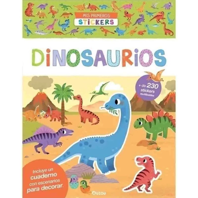 DINOSAURIOS - MIS PRIMEROS STICKERS (Nuevo)