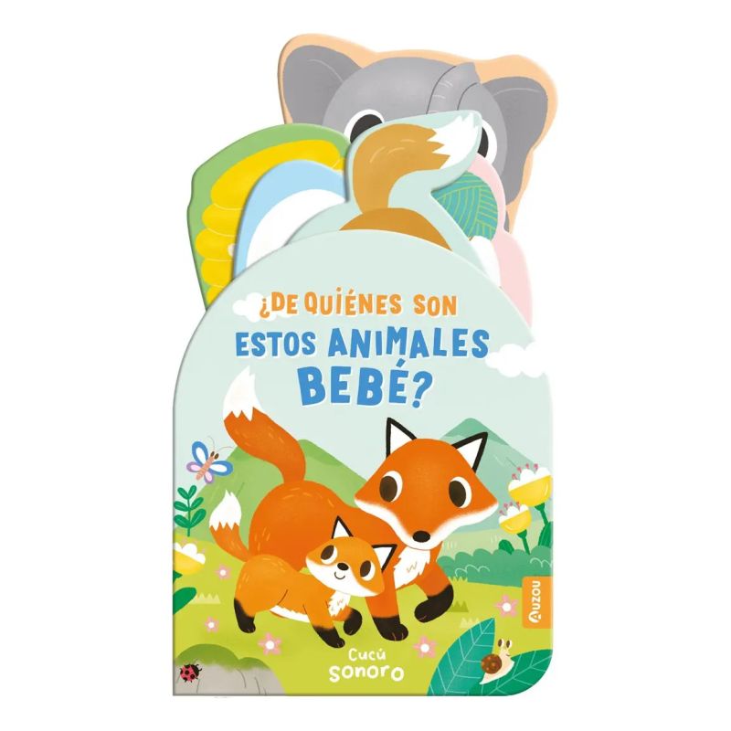 DE QUIENES SON ESTOS ANIMALES BEBES?  - CUCU SONORO - CARTONE (Nuevo)