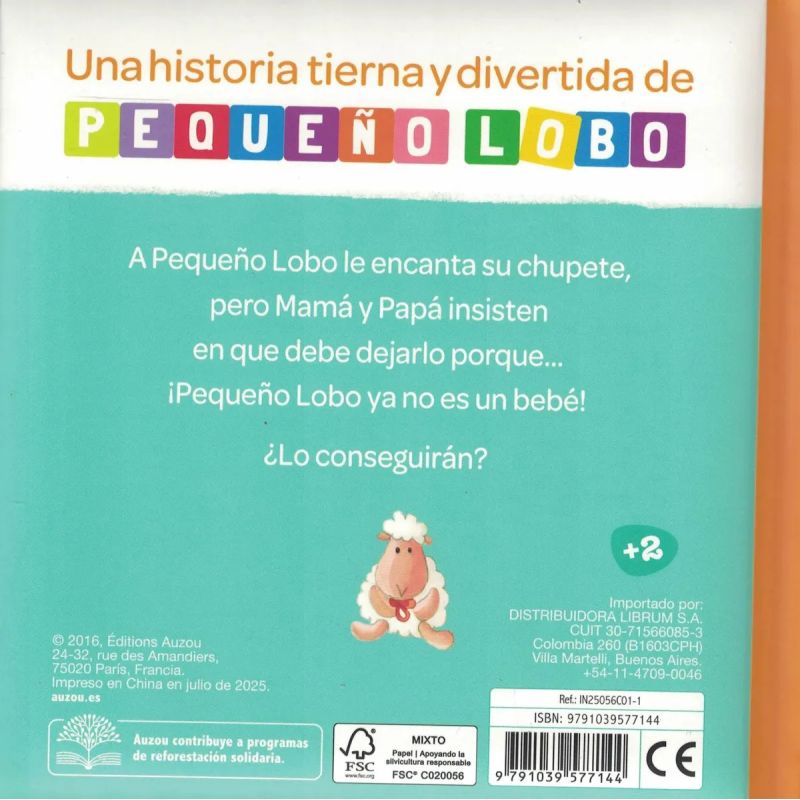PEQUEÑO LOBO QUIERE SU CHUPETE (Nuevo) - Miniatura 2