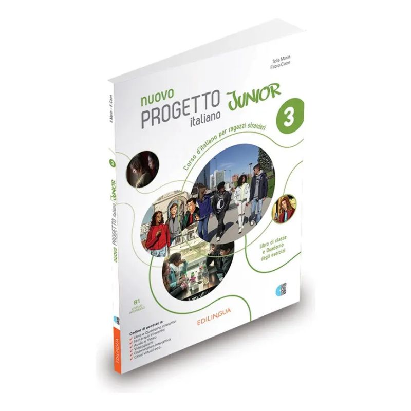 NUOVO PROGETTO ITALIANO JUNIOR 3 - LIBRO DI CLASSE E QUADERNO DEGLI ESERCIZI (Nuevo)