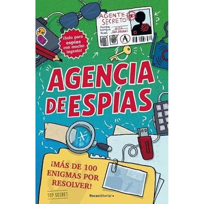 AGENCIA DE ESPIAS - MAS DE 100 ENIGMAS POR RESOLVER (Nuevo)