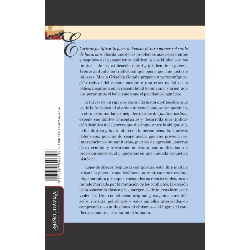 ARTE DE JUSTIFICAR LA GUERRA, EL (Nuevo)