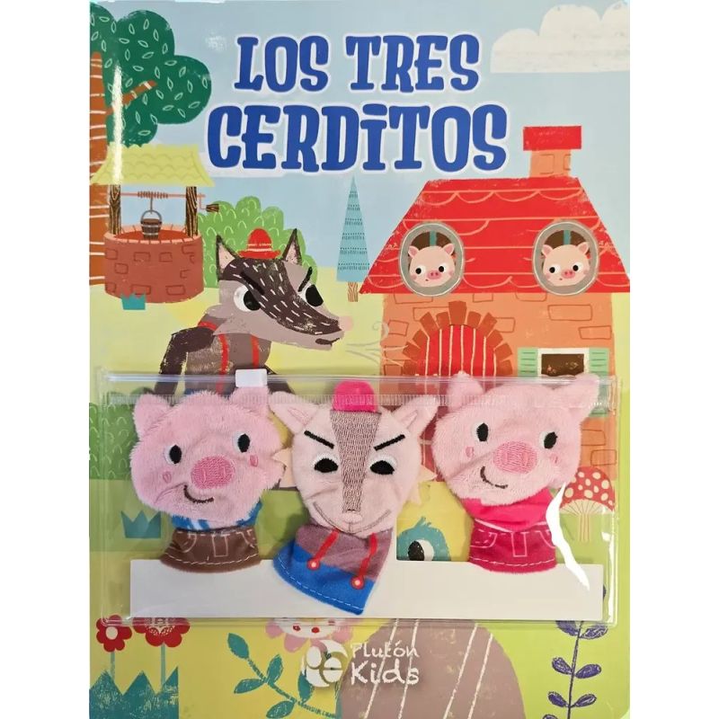 TRES CERDITOS, LOS - HISTORIAS VIVAS - TD LIBRO CON 3 TITERES DE DEDO (Nuevo)