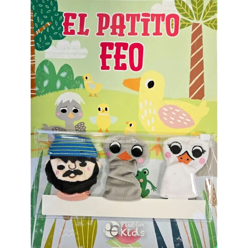 PATITO FEO, EL - HISTORIAS VIVAS - TD LIBRO CON 3 TITERES DE DEDO (Nuevo)