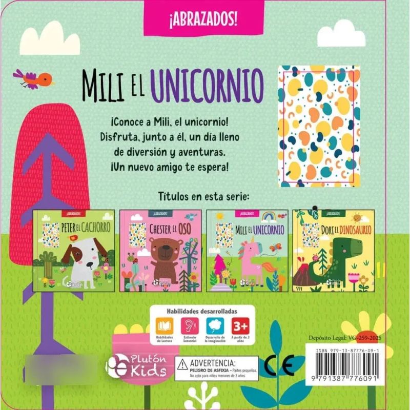 MILI EL UNICORNIO - ABRAZADOS - TD CON PELUCHE (Nuevo) - Miniatura 2