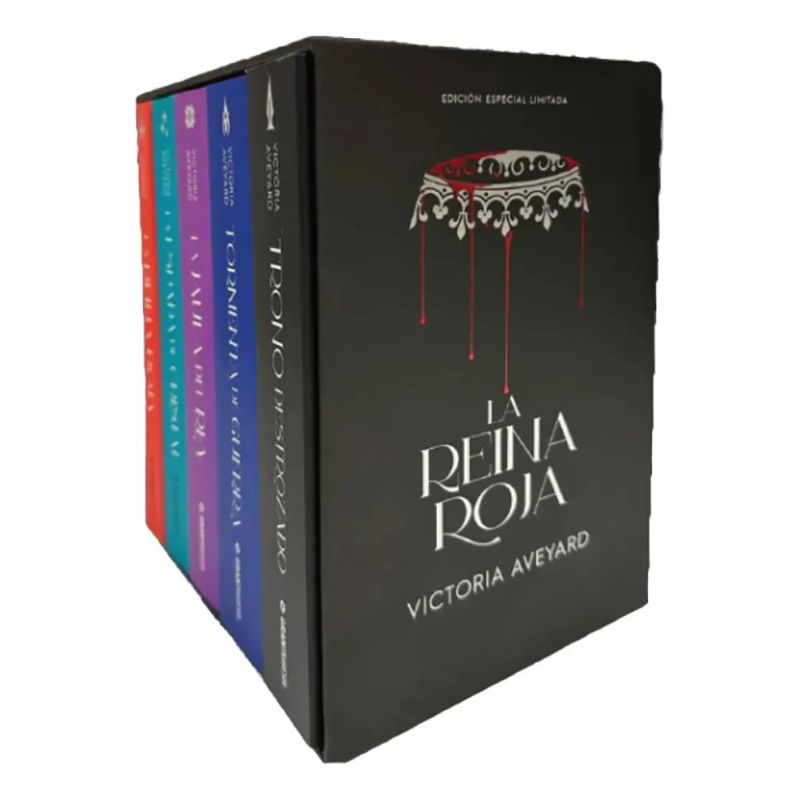 REINA ROJA, LA - ED. ESPECIAL LIMITADA - PACK 5 LIBROS TAPA DURA (Nuevo)