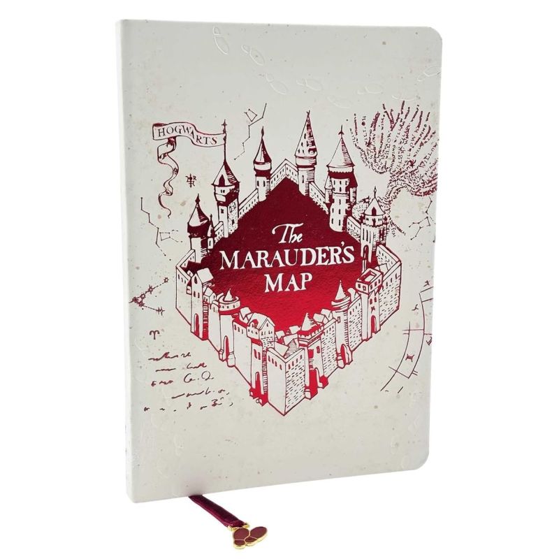 HARRY POTTER: MARAUDER'S MAP JOURNAL WITH RIBBON CHARM - HB (Nuevo)