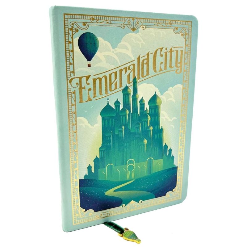 WICKED: EMERALD CITY JOURNAL WITH RIBBON CHARM - HB (Nuevo)