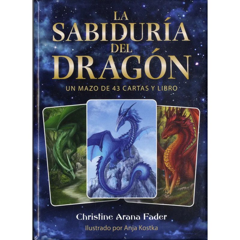 SABIDURIA DEL DRAGON, LA - UN MAZO DE 43 CARTAS Y LIBRO (Nuevo)