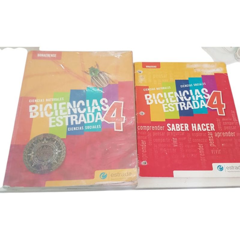 Biciencias 4 - Bonaerense + Saber Hacer  - Estrada (Usado)