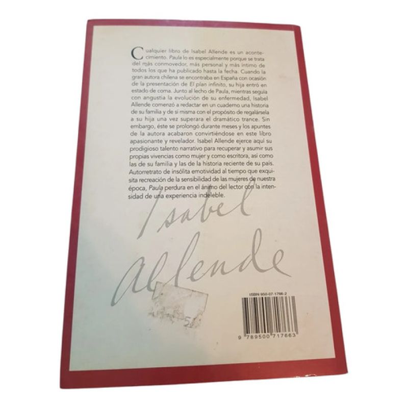 Paula - Isabel Allende - Sudamericana (Usado) - Miniatura 2