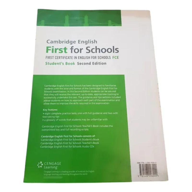 Cambridge English First For Schools (2nd.edition) - Student' (Usado) - Miniatura 2