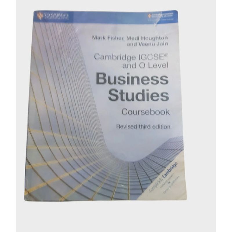 Cambridge Igcse &amp; O Level Business Studies - Coursebook 3rd (Usado)