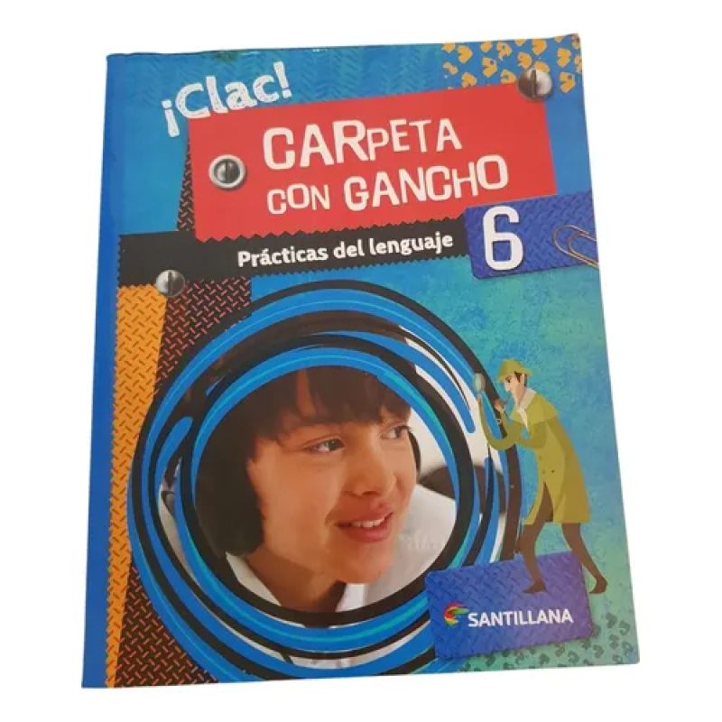 Lengua 6 Clac Carpeta Con Gancho - Santillana (Usado)