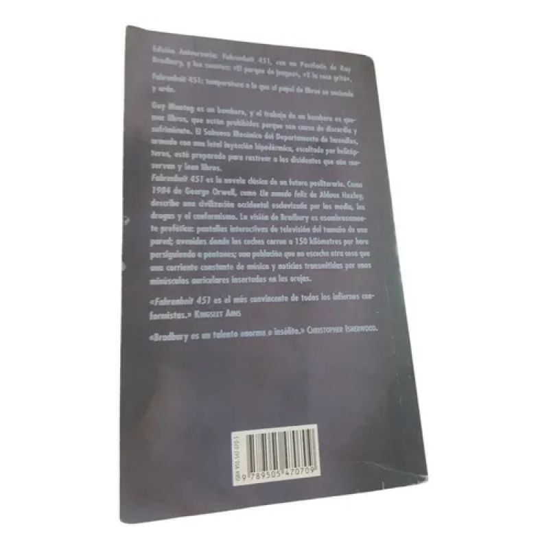 Fahrenheit 451 - Ray Bradbury - Ed. Minotauro (Usado) - Miniatura 2