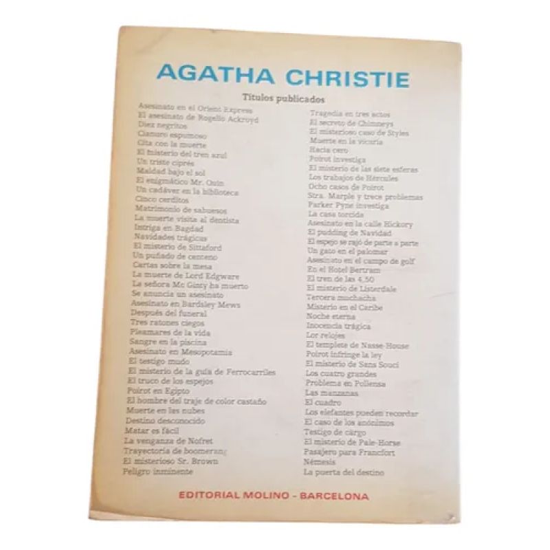Pleamares De La Vida - Agatha Christie -biblioteca Oro (136) (Usado) - Miniatura 2