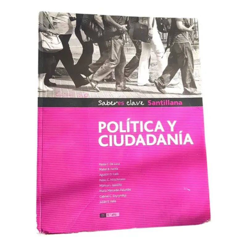 Política Y Ciudadanía 5° Año Saberes Clave Santillana (Usado)