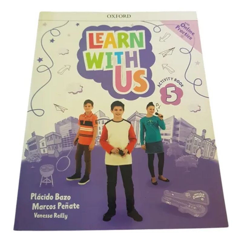 Learn With Us 5 - Activity Book With Online Practice Oxford (Usado)