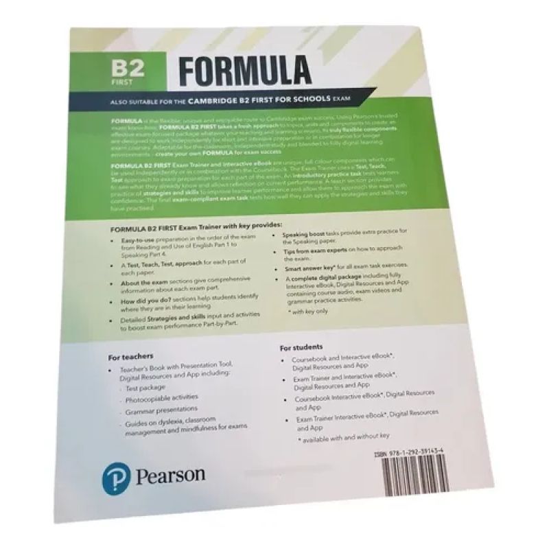 Formula B2 First - Exam Trainer + Interactive E-book With Ke (Usado) - Miniatura 2