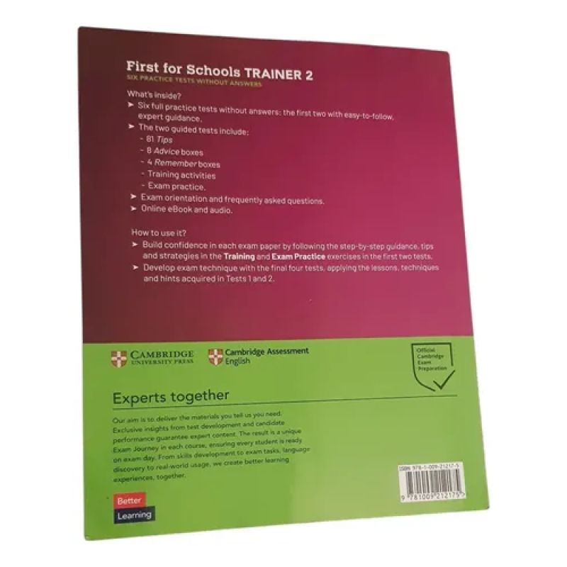 First For Schools Trainer 2 Six Practice Tests Without Answe (Usado) - Miniatura 2