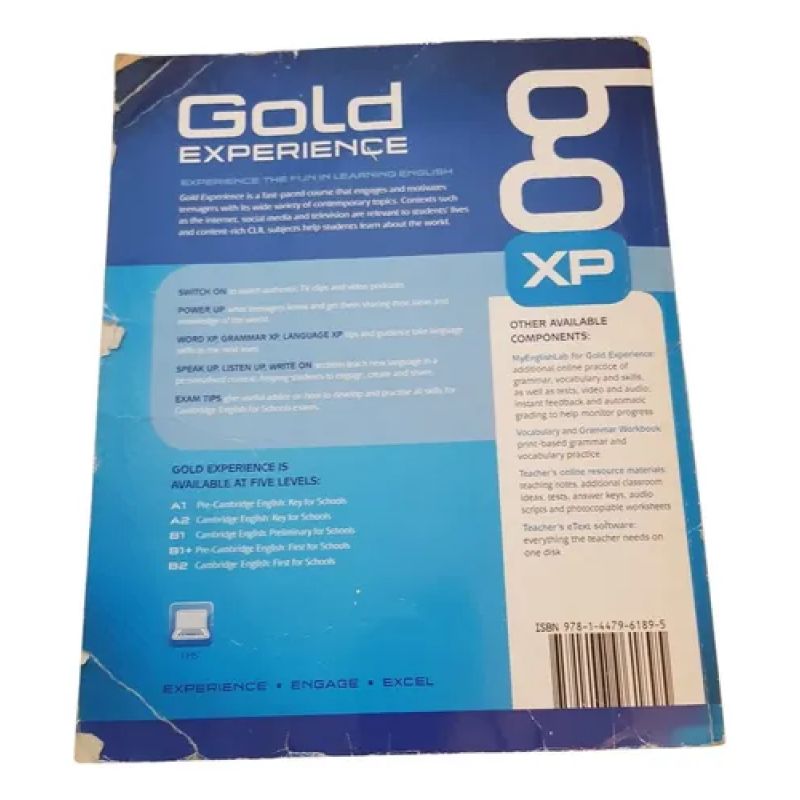 Gold Experience A1 -students' Book With Myenglishlab Pearson (Usado) - Miniatura 2