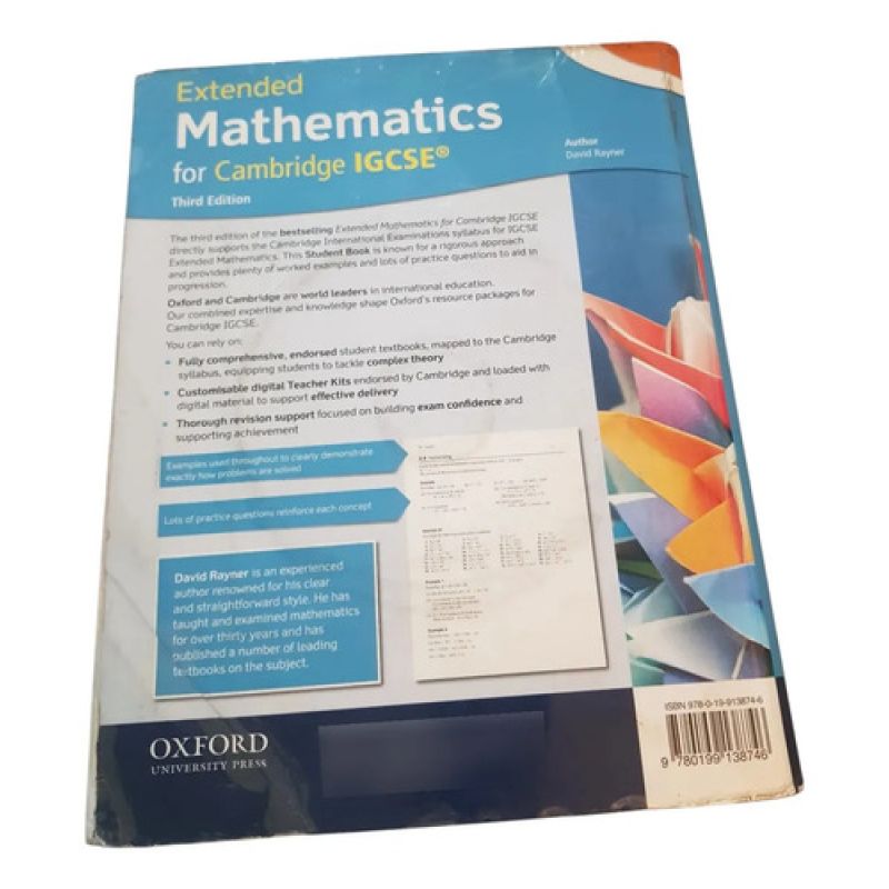 Extended Mathematics For Cambridge Igcse  - 3th Ed (Usado) - Miniatura 2