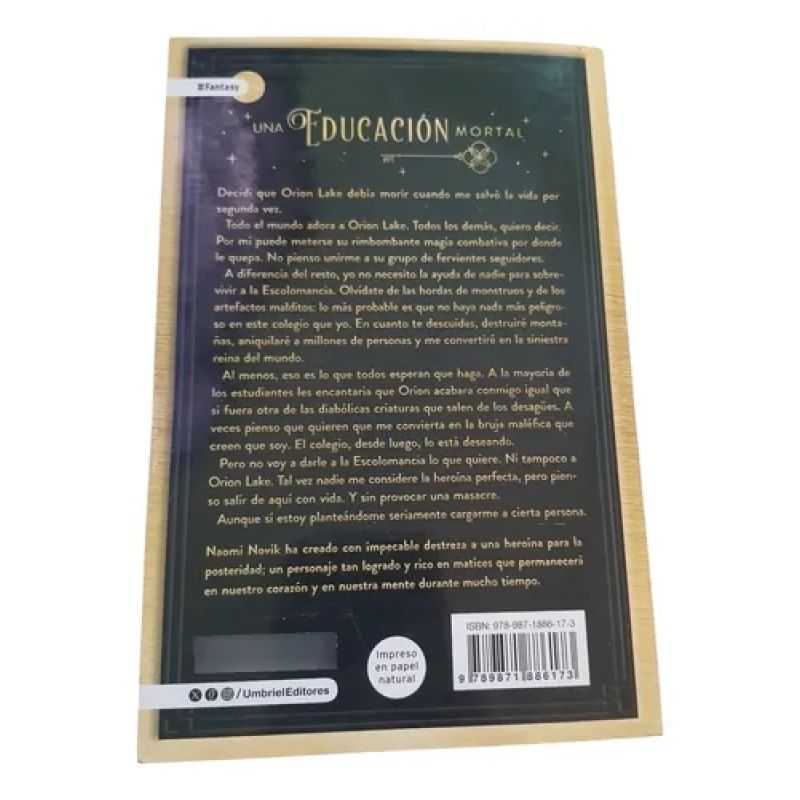 Una Educacion Mortal - Novik, Naomi (Usado) - Miniatura 2