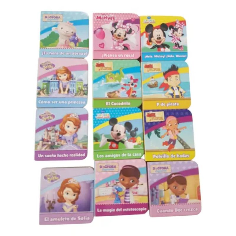 Mi Primer Biblioteca Disney Juniors - 12 Libritos - C/valija (Usado) - Miniatura 5