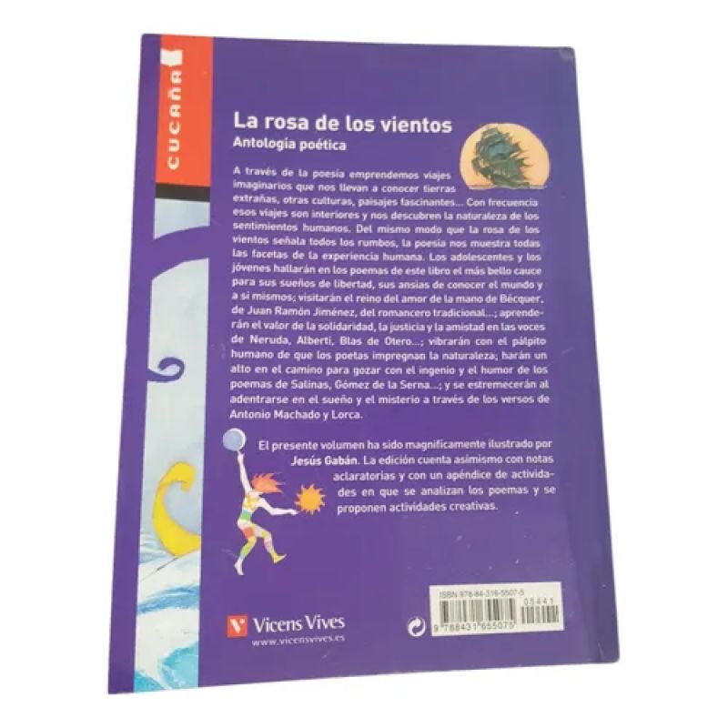 La Rosa De Los Vientos Antología Poética-cucaña-vicens Vives (Usado) - Miniatura 2