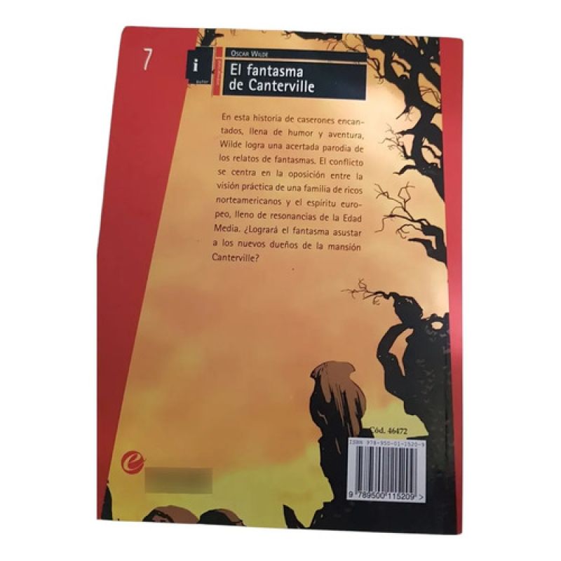 El Fantasma De Canterville - Oscar Wilde - Azulejos Rojo (Usado) - Miniatura 2