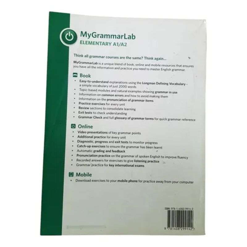 My Grammar Lab - Elementary A1/a2 - Pearson (Usado) - Miniatura 2