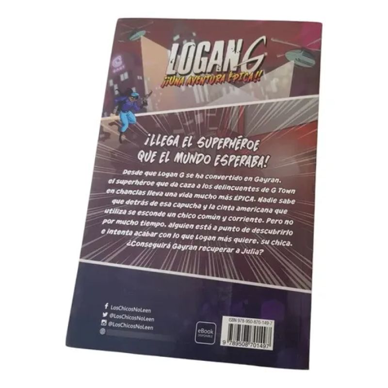 Libro Logan G. Una Aventura Epica (Usado) - Miniatura 2