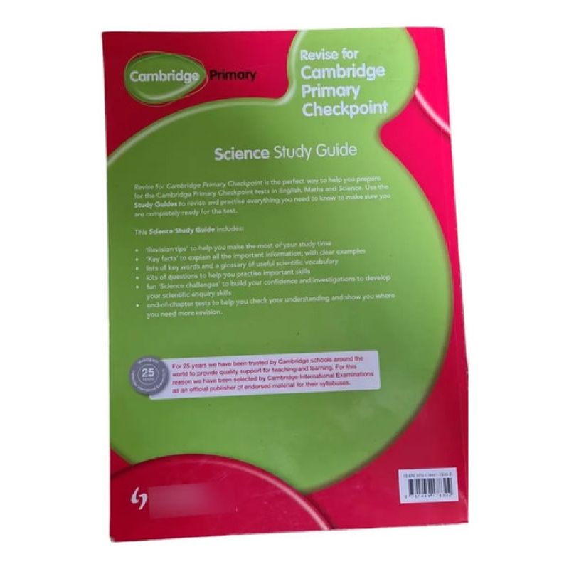Revise For Cambridge Primary Checkpoint Science-study Guide (Usado) - Miniatura 2