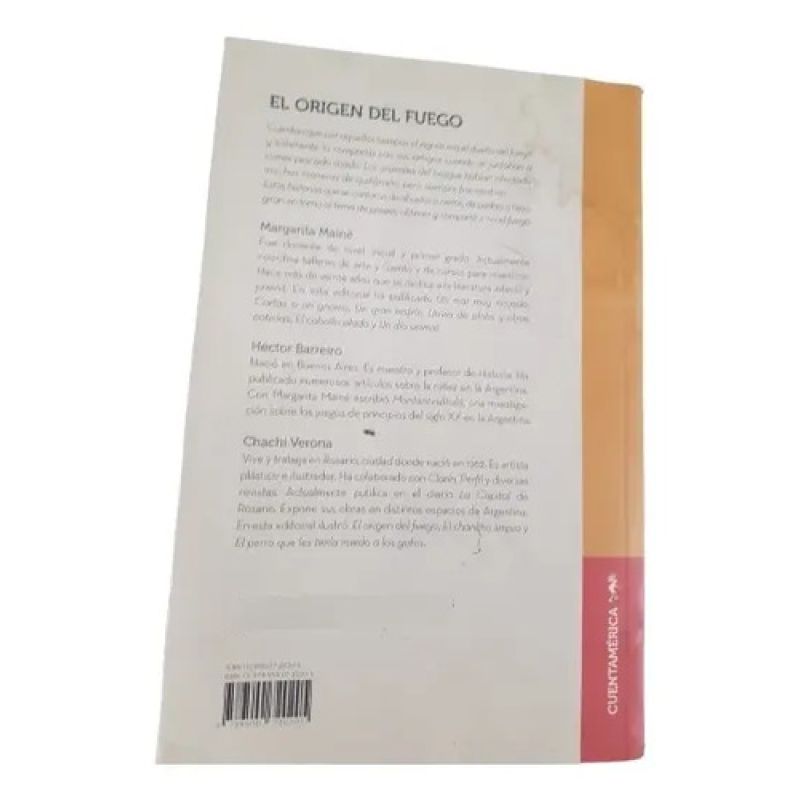 El Origen Del Fuego - M. Mainé -  H. Barreiro - Cuentamerica (Usado) - Miniatura 2