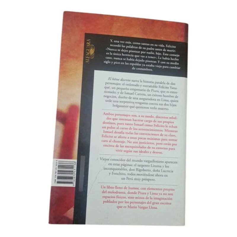 El Heroe Discreto - Vargas Llosa - Alfaguara (Usado) - Miniatura 2